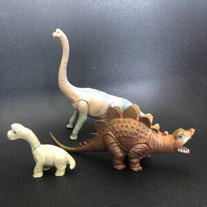 Lot 3 Vintage Disney Dinosaurs Happy Meal Toy Figure McDonalds 2000 Mamenchisaur